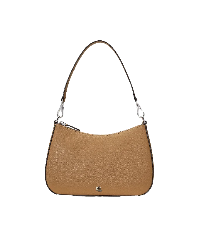 Crosshatch Leather Medium Danni Bag - Brown